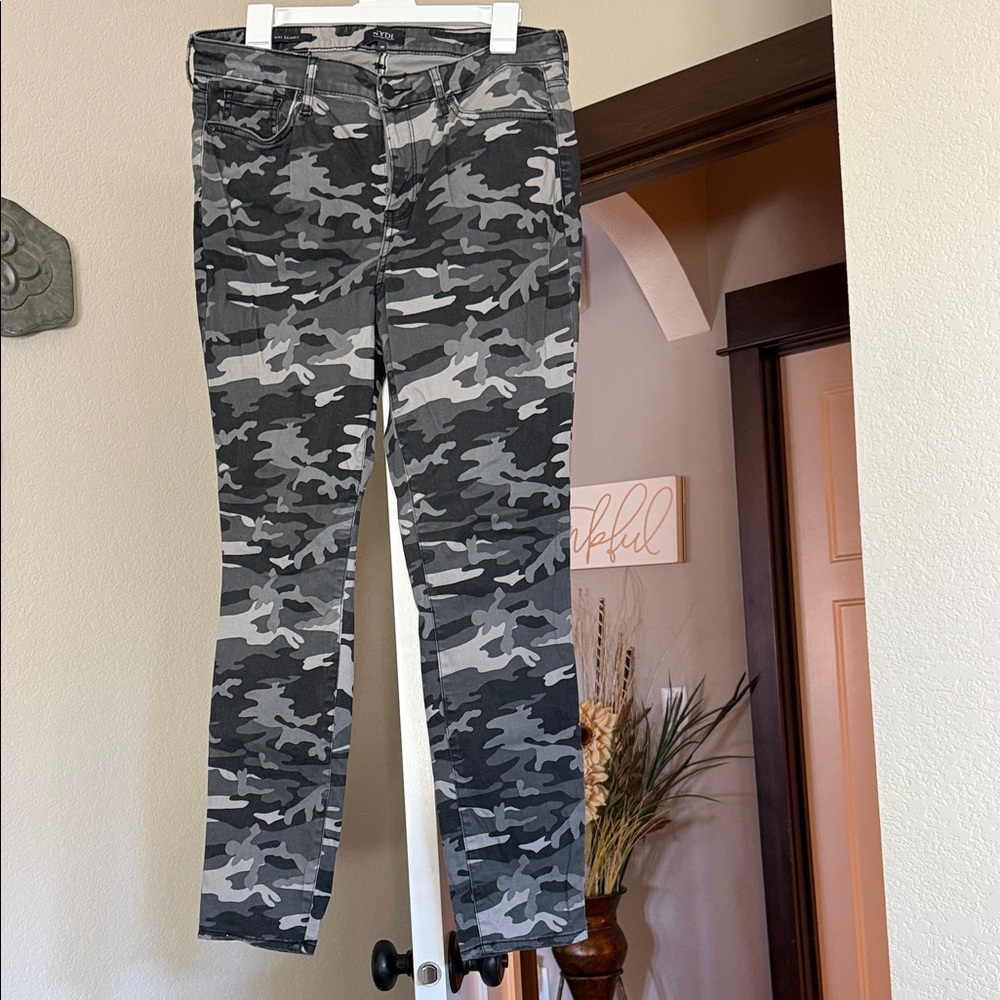 NYDJ Women's Skinny Jeans - Camouflage